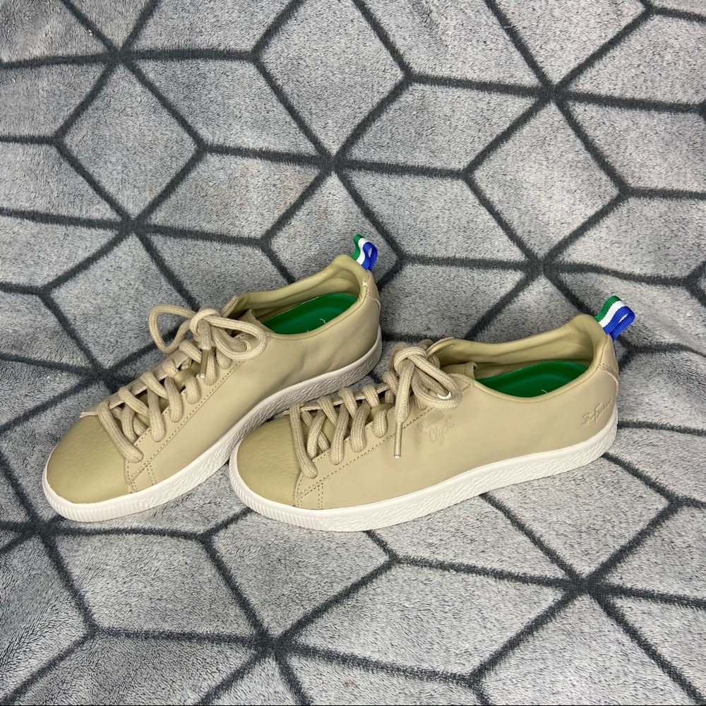 Puma x Big Sean Tan Leather Sneakers NWOT